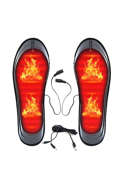 Teknoroket 5W USB Heated Shoe Sole Unisex Size 35-45 (Electric Shoe Pad)
