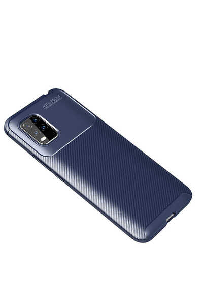 Techaks جراب Mi 10 Lite غطاء سيليكون Zore Negro - أزرق داكن