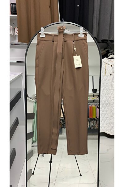 Zeynep Butik KADO 8151 Pantaloni până la gleznă cu curea 1289