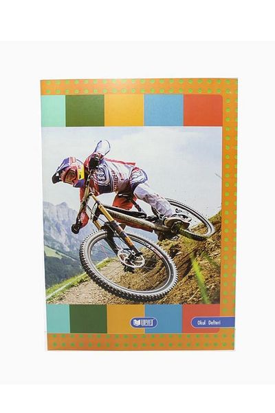 Ethab Ticaret غلاف من الورق المقوى Umut U-Deep مقاس A4 - 80 ورقة مخططة مع 12 كتابًا مكتوبًا