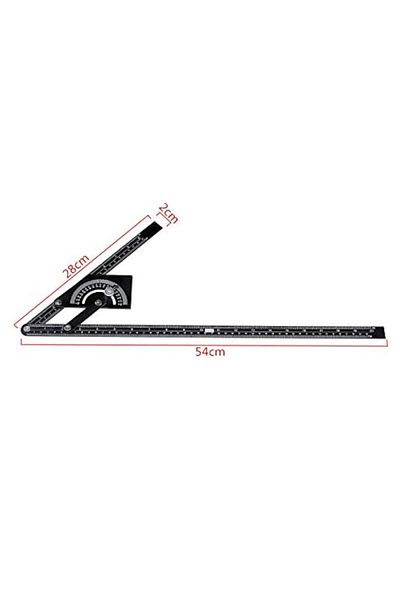 BGA Carpenter Caliper Gauge 230X500Mm Meter Angle Slope Gauge Marking Angle Ruler Angle Finder Measurement Tool