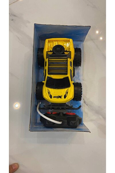 Magicway Uzaktan Kumandalı Işıklı Off Road Sarı Jeep Full Fonksiyonlu Pilli Oyuncak Araba