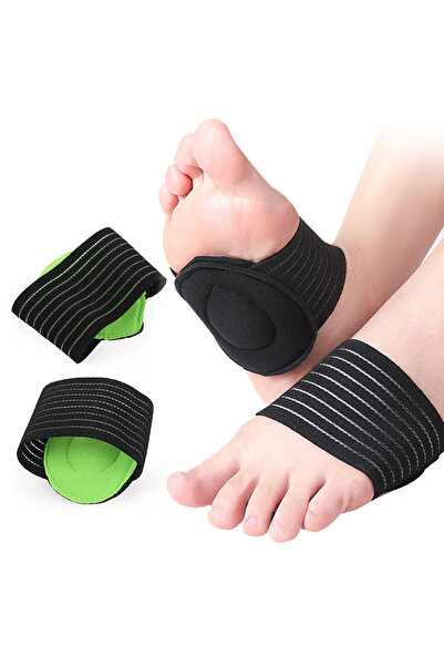 RELATOS 1 Çift Kompresyon Ark Desteği Kumaş Çorap Ortez Astarı Şok Emici Ayak...