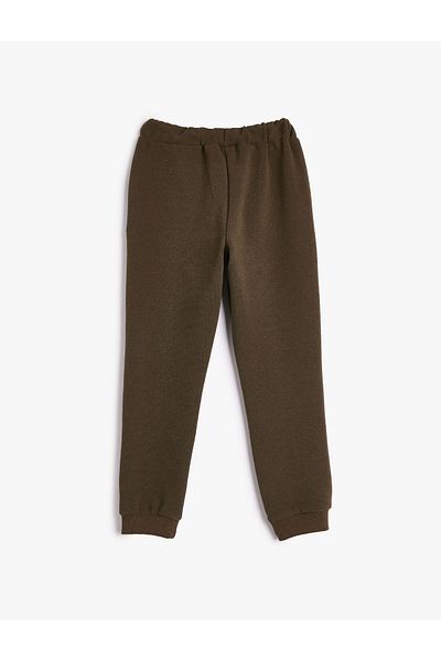 Koton Basic Jogger Sweatpants with Tie-Up Waist and Pockets