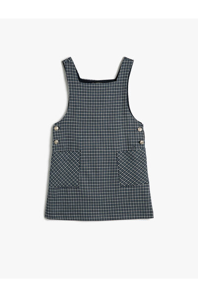 Koton Rochie Jile cu Buzunar și Detaliu Nasturi Bumbac