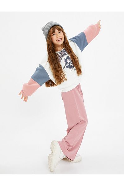 Koton Sweatpants Wide Leg Waist Elastic Waistband