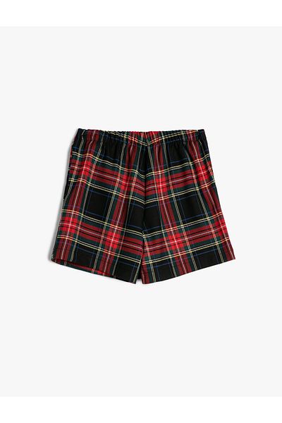 Koton Knopfdetaillierter, zweireihiger Shorts-Rock – elastische Taille