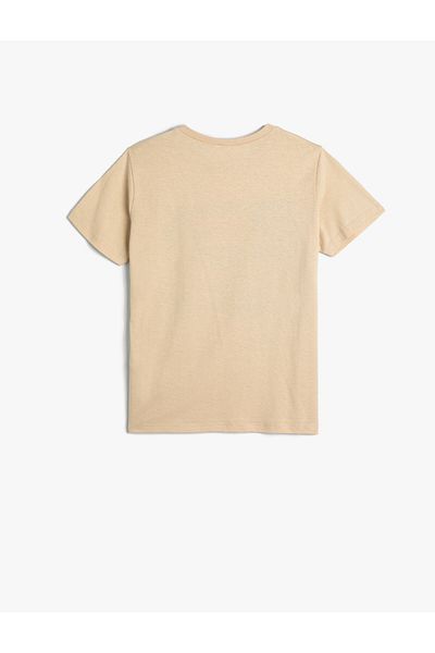 Koton Tricou din bumbac cu mânecă scurtă și gât cu imprimeu New York
