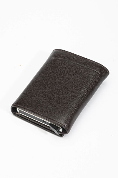Deriza Genuine Leather Mechanism Coffee Wallet