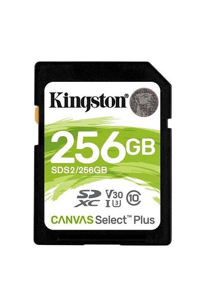 Kingston 256Gb Canvas Select Plus Sds2/256Gb Sdxc Memory Card