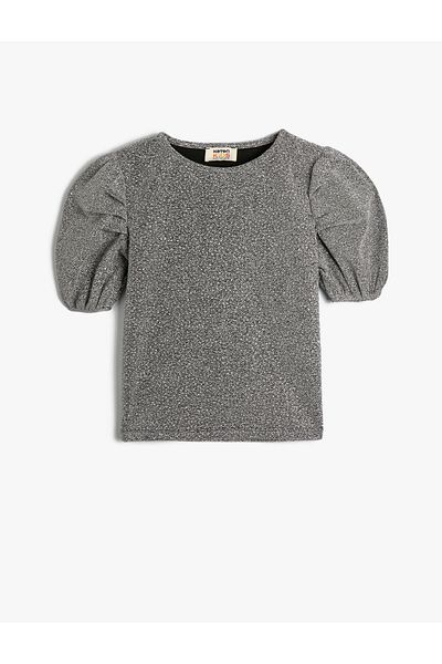 Koton Blouse Balloon Sleeve Round Neck