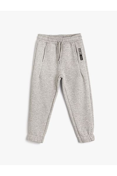 Koton Pantaloni de sport Jogger de bază cu drapaj pentru buzunar în talie