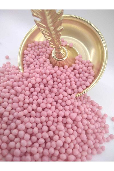 KARAHOFFİCİAL 1 kg (1000 Gr) Pink Rice Burr Cake Decoration