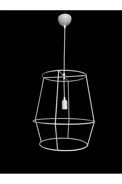 CONANA Chandelier Skeleton Wire Large Size 5mm Metal Premium (Including Lamp Holder Set) E