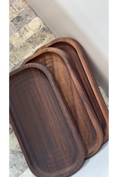 ARİN MODA ARİN HOMTEKS DEN AHŞAP KAHVALTI SUNUMLUK VEYA KAHVE SUNUMLUK