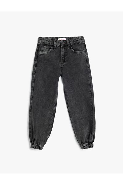 Koton Cotton Jeans - Elastic Waist and LegJeggingJeans