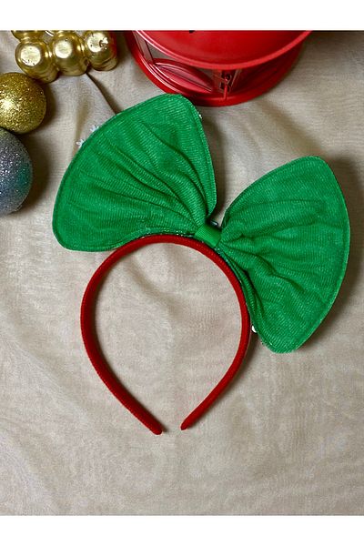 Twinssis Accessories Hohoho Written Large Ribbon Christmas Crown
