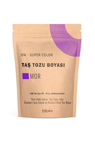 Hikwo HW - Toz Boya - Taş Tozu Boyası - Hobi Harcı Boyası - Mum Boyası 100 Gr...