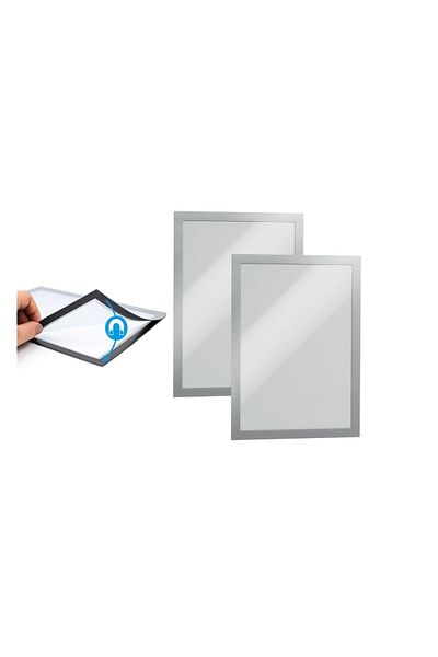 Hdg Aluminum Color Double Magnet 2 Pieces Fireplace Magnet Picture Announcement Board - 10X15 cm