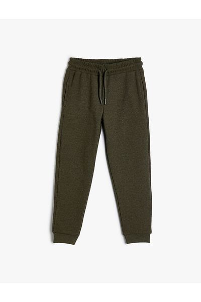Koton Basic Jogger Sweatpants with Pockets and Tie Waist