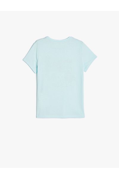 Koton Tricou cu mânecă scurtă cu decolteu și imprimat anime