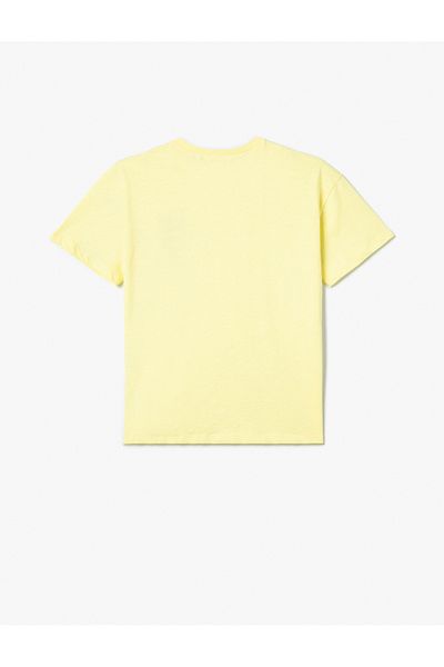 Koton T-Shirt Short Sleeve Crew Neck Printed Cotton