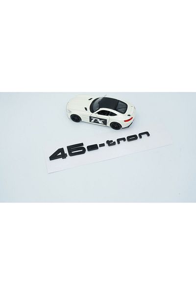 DK Tuning Portbagaj negru Audi 45 e-tron - Compatibil cu logo-ul scris ABS