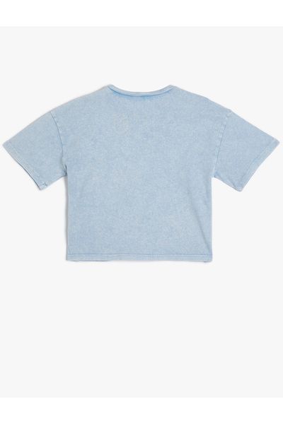 Koton Tricou de bază cu mânecă scurtă și cu gâtul rotund