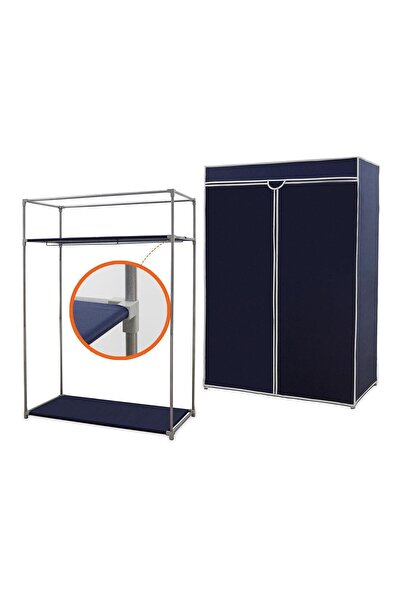 PRADO Basic Çelik Profilli Portatif Bez Dolap Lacivert