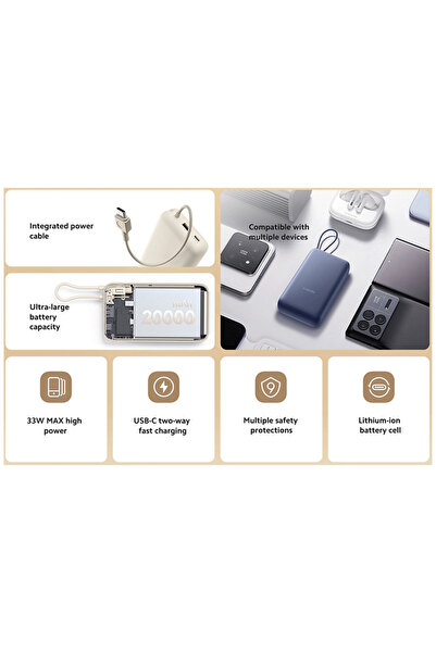 Xiaomi Xiaomi 33W Power Bank 20000Ah Travel Charger