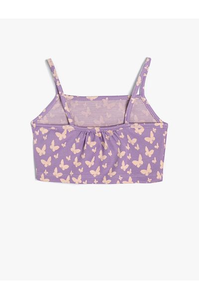 Koton Curea subțire cu model de fluture Atlete Crop