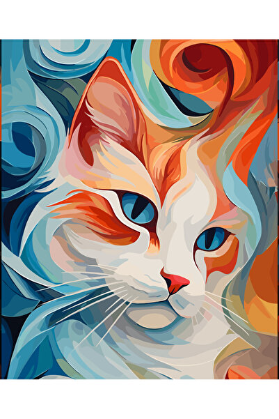 Picasso Sayılarla Boyama Numaralı Tuval Seti Fırça Boya Dahil 40x50 Cm Hayalp...