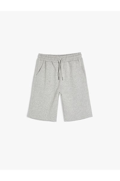 Koton Basic Shorts with Pockets and Tie Waist