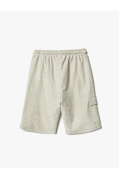 Koton Shorts Tie Waist Capped Pocket Detailed Cotton