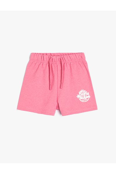 Koton Shorts Tie Waist Print Detailed
