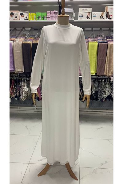 Zeynep Butik Efraze Chiffon Sandy Long Sleeve Dress - 145 cm 785 1284
