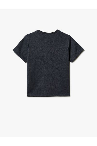 Koton T-Shirt Short Sleeve Crew Neck with Embroidery Detail