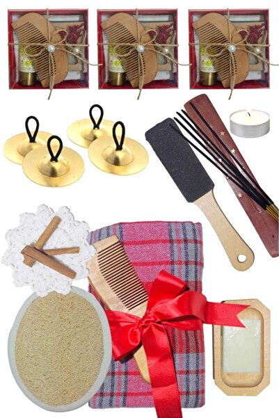 Nadom 15'li Geleneksel Klasik Yeni Gelin Hamam Ve Nedime Hediye Seti Spa Bany...