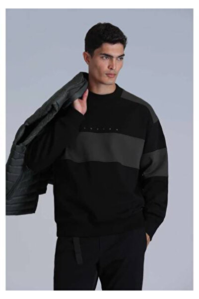 Lufian Hanorac negru pentru bărbați - Pieces