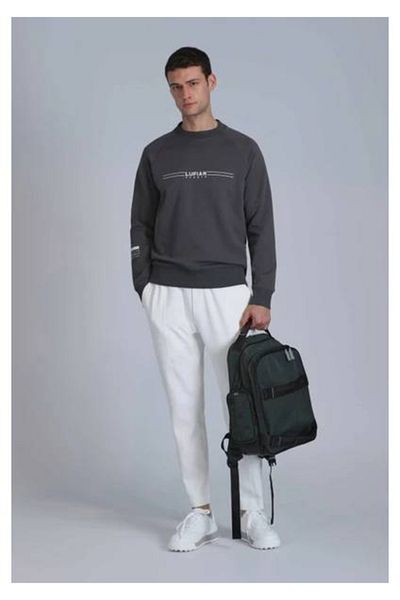 Lufian Ανδρικό φούτερ Squire Khaki