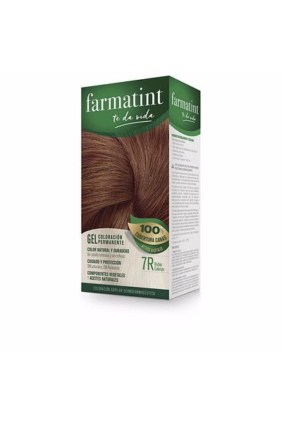 Farmatint Gel Permanente Färbung #7r-kupferblond 5 Stk
