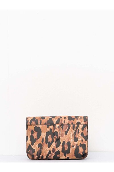 Just Cavalli Leopard Print Women's Shoulder Bag - Metal Buckle, Brand Logo, 77Ra4Bbazs766-633