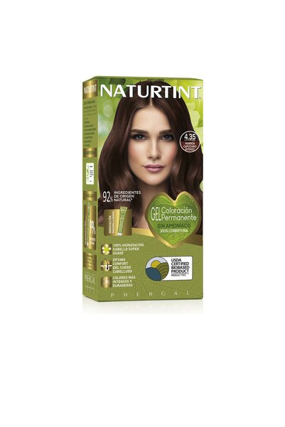 NATURTINT Ammoniakfreie Farbe #4.35-intensives Cappuccinobraun 170 ml