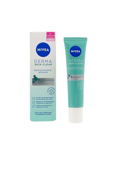 NIVEA Derma Skin Clear Peeling Exfoliante Facial Noche 40 ml