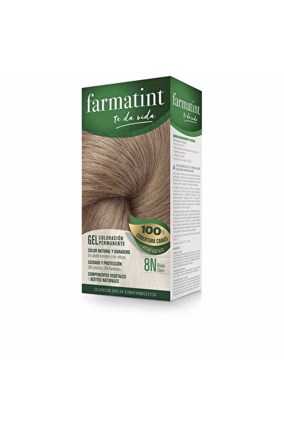 Farmatint Gel Permanente Färbung #8n-hellblond 5 Einheiten
