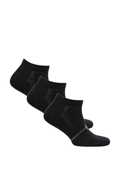 NORFOLK Premium βαμβακερές μαύρες αθλητικές κάλτσες - Πακέτο 3