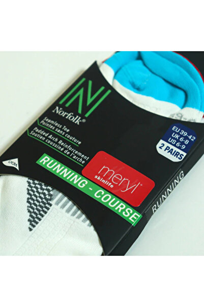 NORFOLK Чорапи THOMAS Ultra Light за бягане и спорт, 2 броя, бели