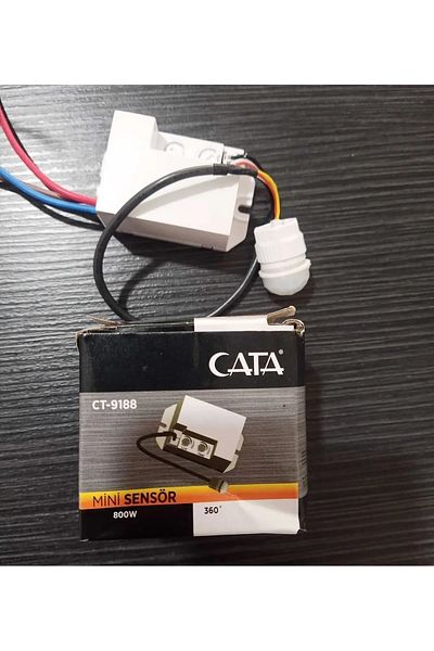 Cata Mini Sensör Sıva Altı Sensör 360 Derece Ct-9188