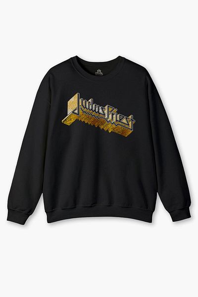 so cool Judas Priest Heavy Metal Rock Painkiller Printed Black Sweatshirt