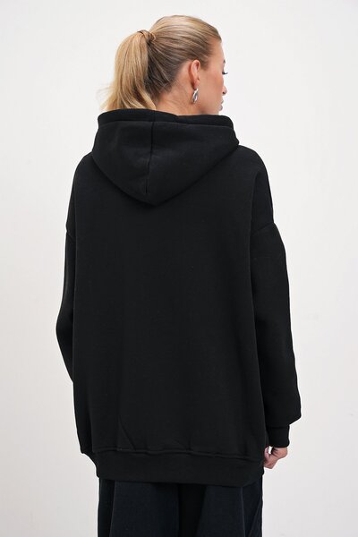 HAKKE Ζακέτα με κουκούλα φλις τσέπης